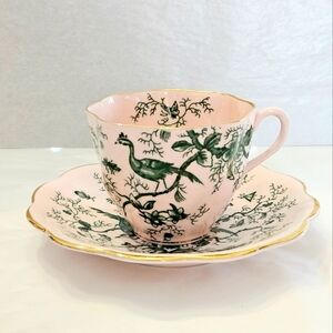 Coalport "Cairo" pattern cup and saucer.